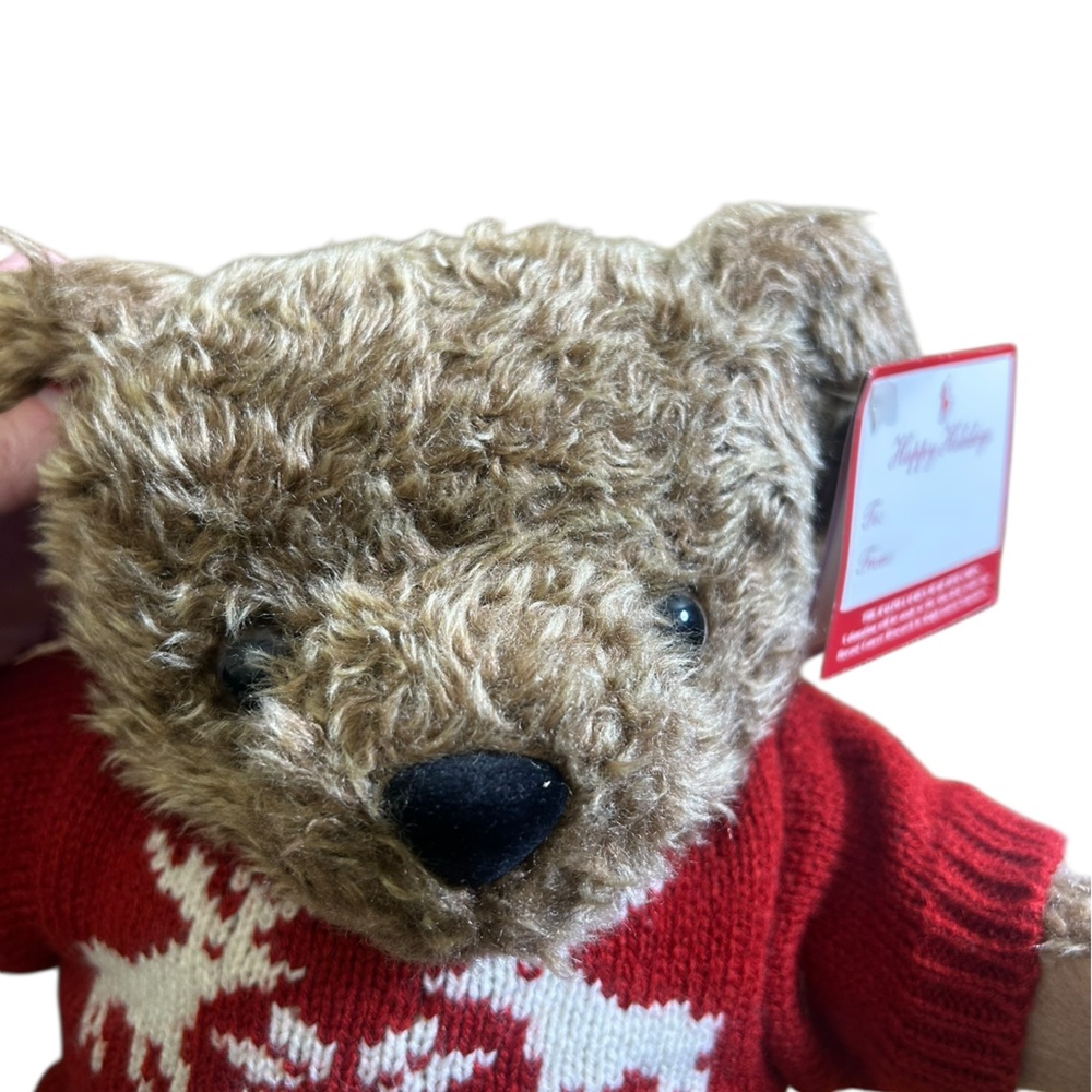 NWT VTG 1998 Ralph Lauren PoloPosable Teddy Bear Holiday Ralph Lauren Christmas - Picture 11 of 15